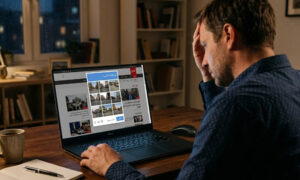 تُميز تقنية "CAPTCHA" بين البشر والآلات باختبارات تفاعلية في حين يعتمد "التحقق التلقائي" على إشارات رقمية خفية دون تدخل المستخدم (عنب بلدي/مولّدة بالذكاء الاصطناعي)
