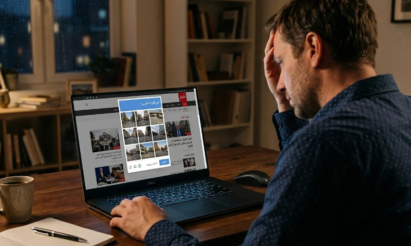 تُميز تقنية "CAPTCHA" بين البشر والآلات باختبارات تفاعلية في حين يعتمد "التحقق التلقائي" على إشارات رقمية خفية دون تدخل المستخدم (عنب بلدي/مولّدة بالذكاء الاصطناعي)