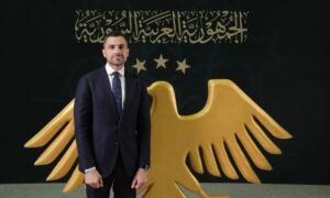 قتيبة الإدلبي  مدير إدارة أميركا في وزارة الخارجية والمغتربين السورية  السابق (الصفحة الرسمية لقتيبة فيسبوك)