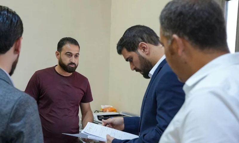 سير العمل في أمانة الجمارك في منفذ باب السلامة الحدودي - 14 أيلول 2026 (الهيئة العامة للمنافذ والجمارك)