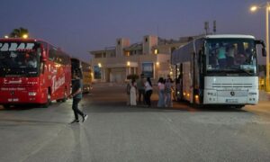 حركة المسافرين عبر منفذ نصيب الحدودي مع الأردن - 4 آب 2026 (الهيئة العامة للمنافذ والجمارك)