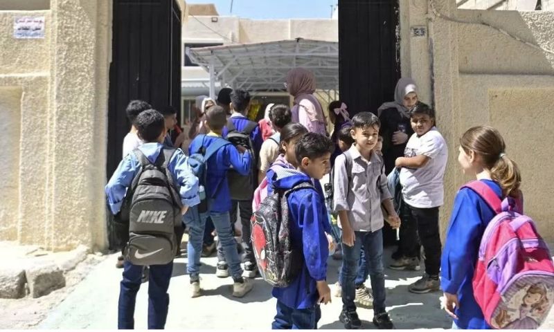 عودة الطلاب إلى مدرسة بناة الحضارة في جرمانا بريف دمشق- 29 أيلول 2026 (UNICEF SYRIA)