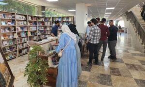 جناح اتحاد الكتَّاب العرب خلال مشاركته في معرض إدلب للكتاب – 15 أيلول 2026 (اتحاد الكتاب العرب)