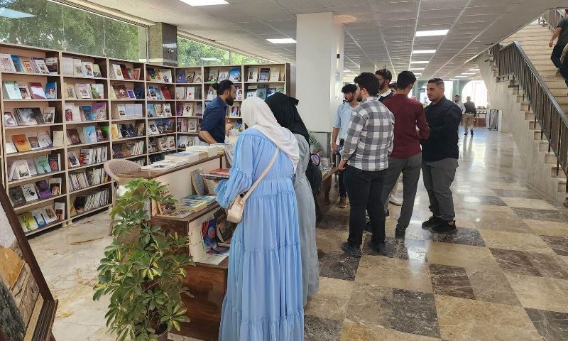 جناح اتحاد الكتَّاب العرب خلال مشاركته في معرض إدلب للكتاب – 15 أيلول 2026 (اتحاد الكتاب العرب)