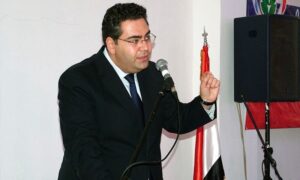 وزير الاقتصاد في حكومة النظام السوري همام جزائري - 14 كانون الأول 2015 (سيريا ديلي نيوز)