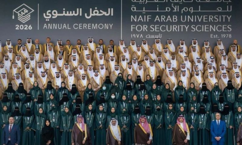 تخريج منتسبي لوزارة الداخلية السورية ضمن تخريج الدورة 44 من جامعة نايف العربية الأمنية - 26 تشرين الأول 2026 (وزارة الداخلية السورية)