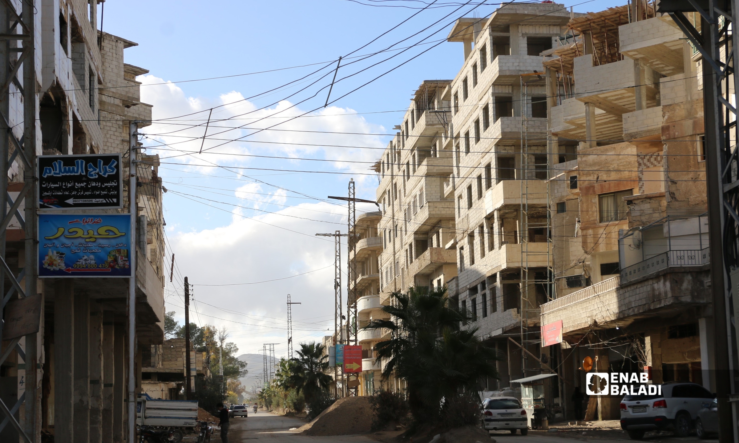 شارع المعضمية بداريا - جوار جامع الرضا - 14 شباط 2026 (عنب بلدي)