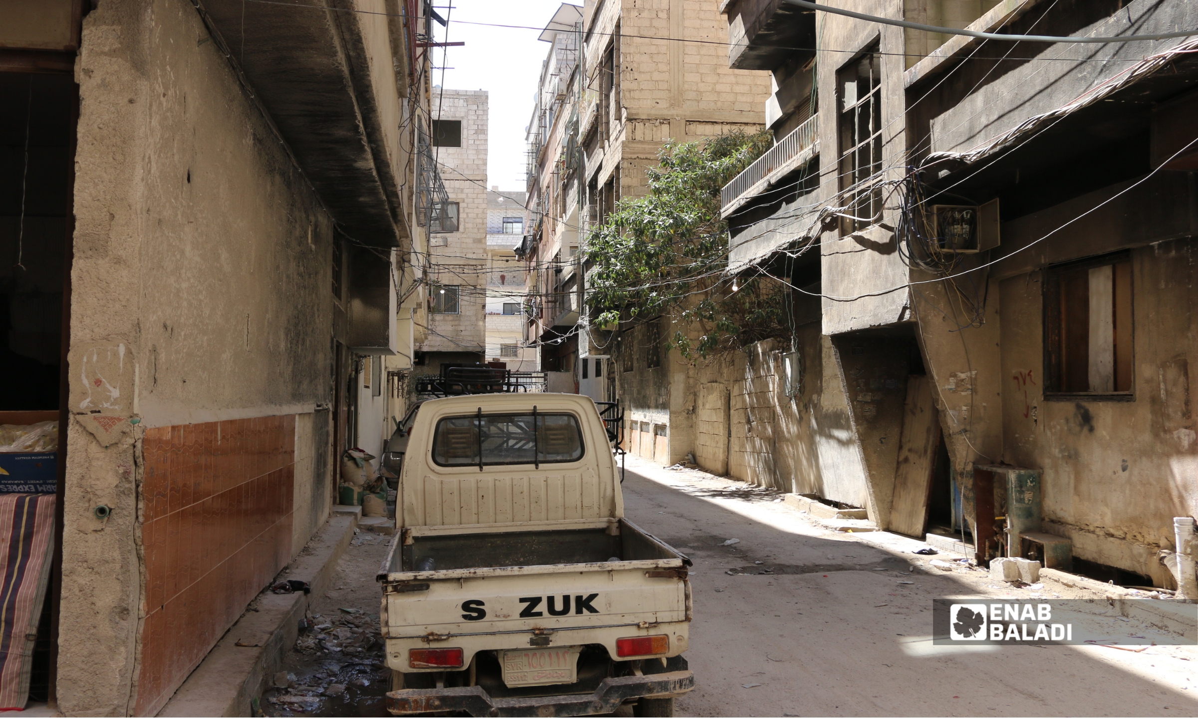 حارة النكاشات في مدخل مدينة داريا - 20 شباط 2026 (عنب بلدي - سعيد خشفة)