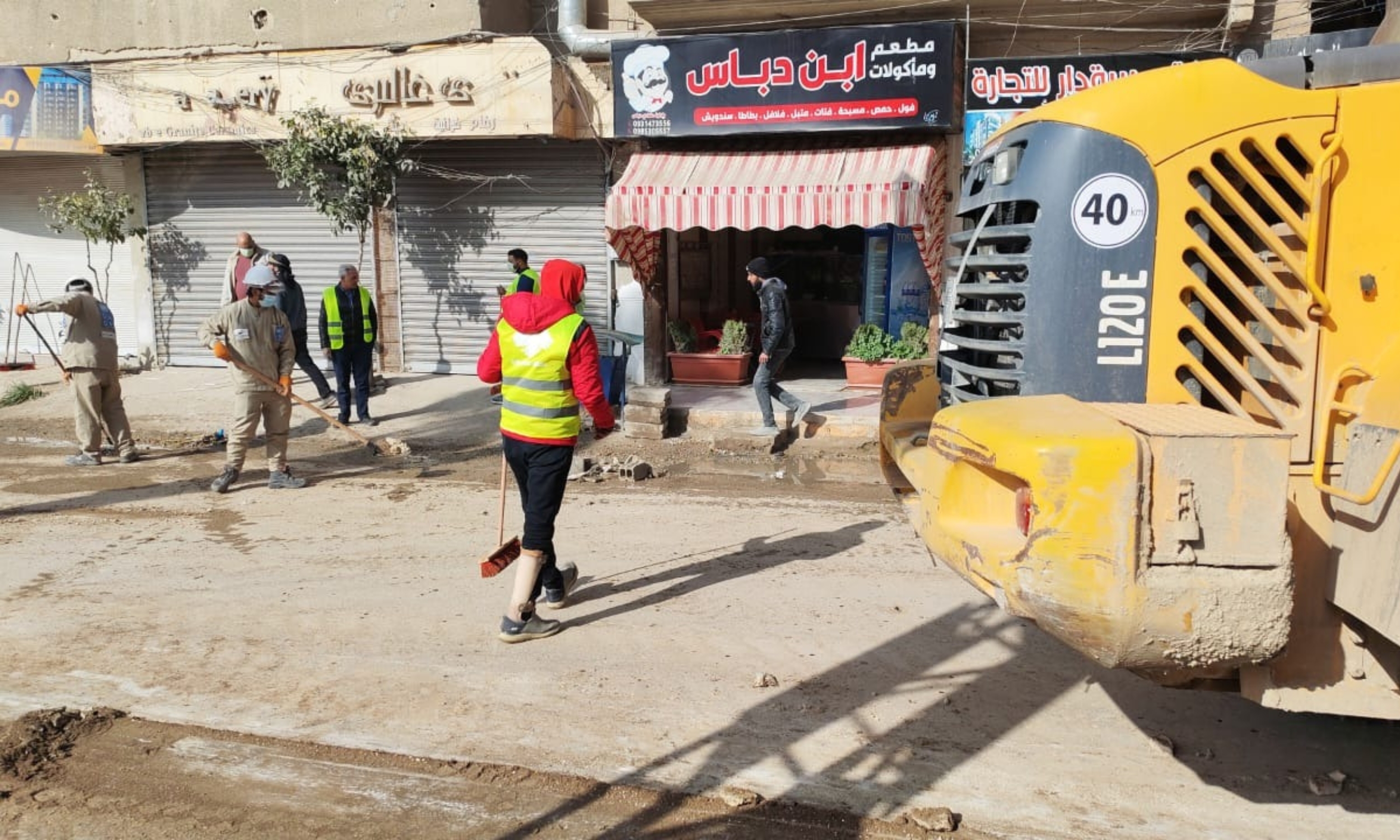 مصاب حرب يشارك في حملة "داريا بيستاهل" - 15 شباط 2026 (ياسر جمال الدين)