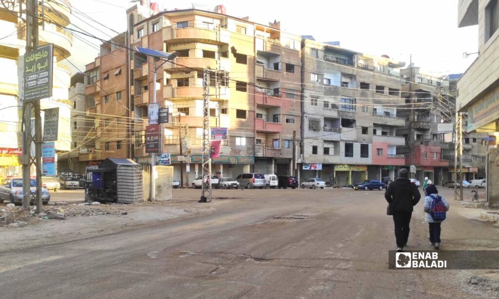 مبانٍ سكنية وتجارية في مدينة داريا