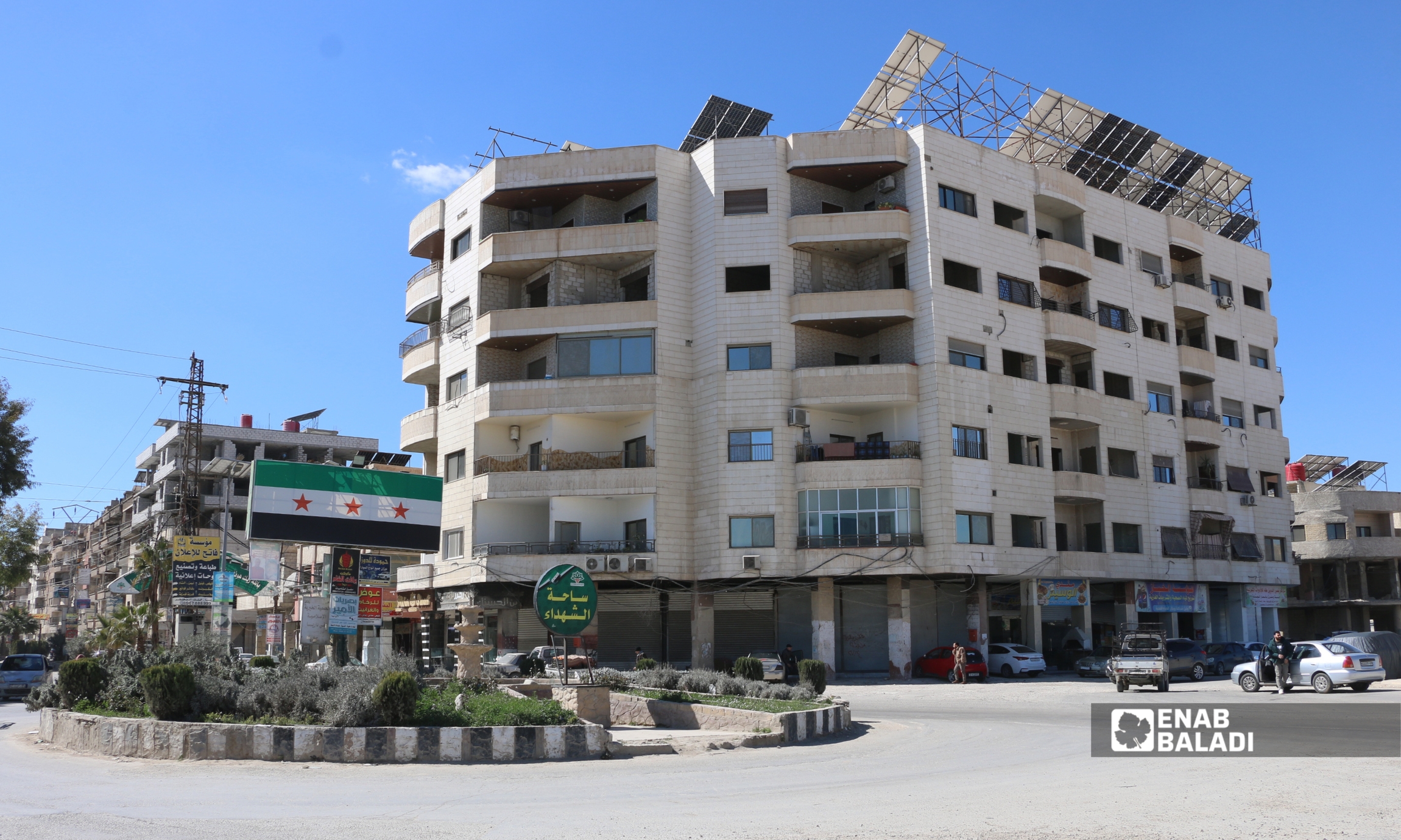 الكورنيش الجديد في داريا الواصل بين دوار الشهداء ومسجد الصادق الأمين - 28 شباط 2026 (عنب بلدي)