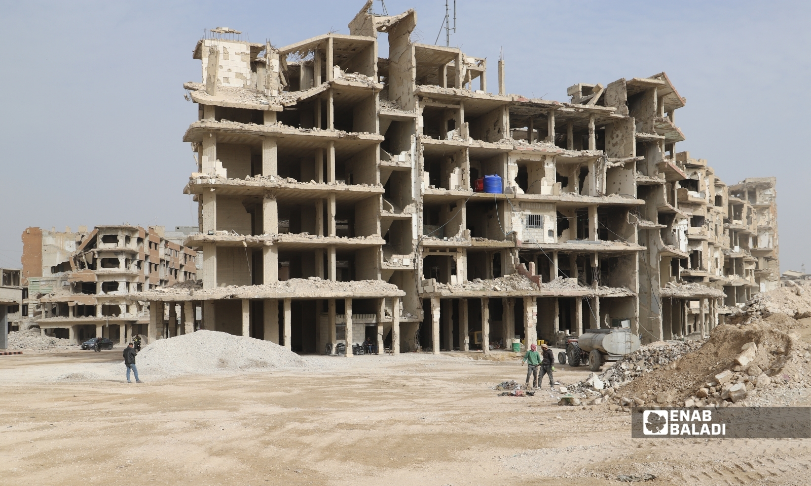 طريق الجمعيات شريدي في داريا - 12 آذار 2026 (عنب بلدي)
