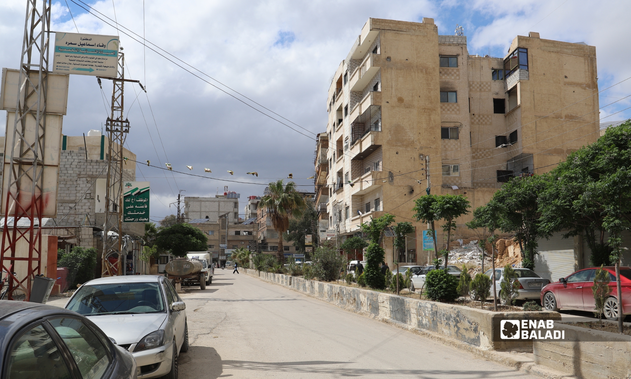 شارع البلدية بداريا - 5 أيار 2025 (عنب بلدي - سعيد خشفة)