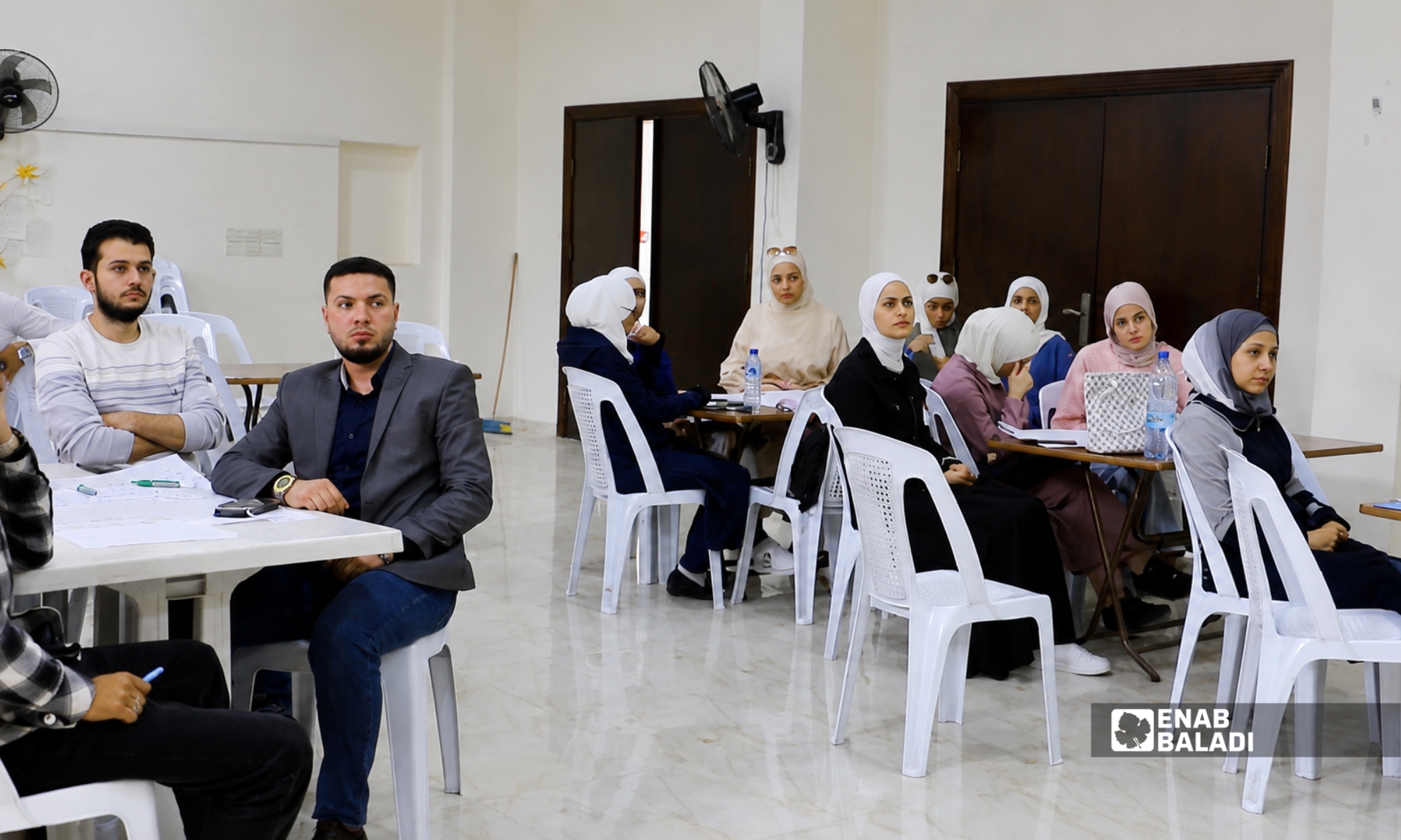 ورشة عمل في المركز الثقافي بداريا حول تحليل واقع العمل الشبابي في ريف دمشق - 21 نيسان 2026 (عنب بلدي)
