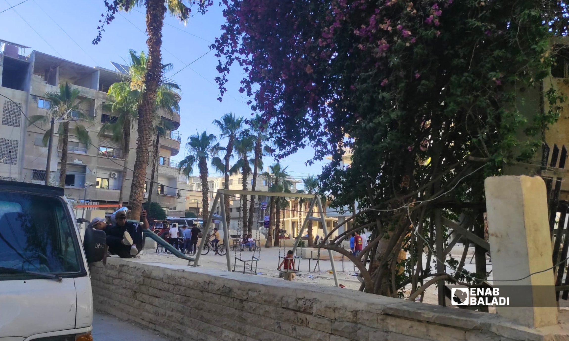 حديقة منارة في حي الشاميات بداريا