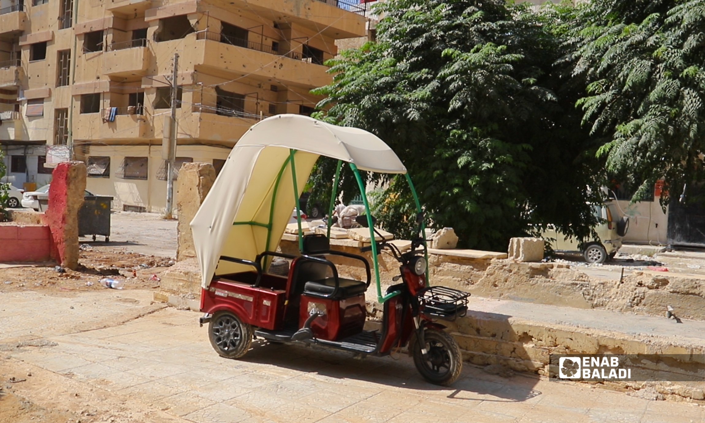 افتتاح حديقة المهندسين بمدينة داريا