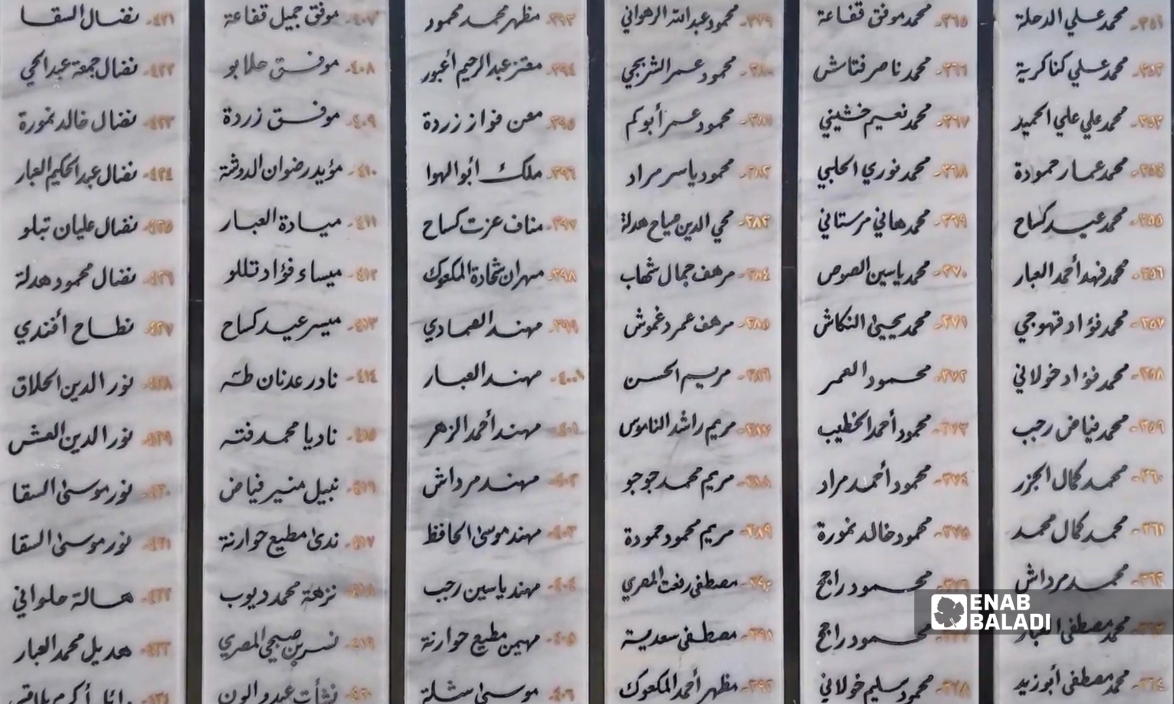 جدارية ضحايا مجزرة داريا الكبرى 