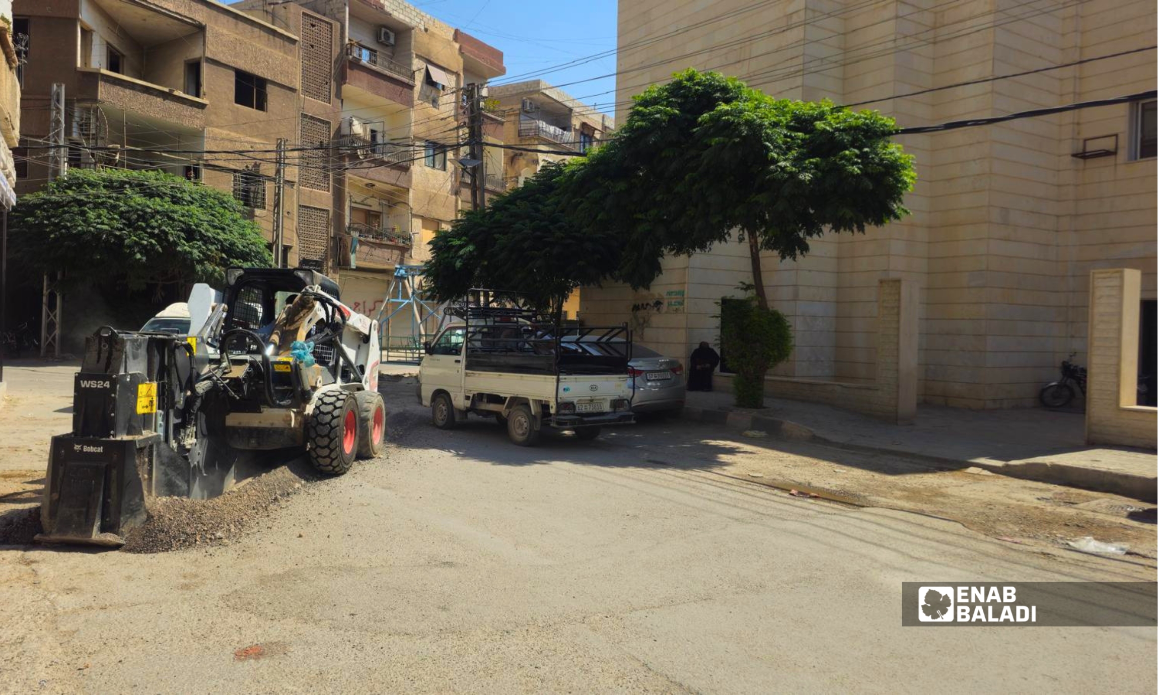 مشروع تحسين الاتصالات في داريا.. بنية متضررة وتداخلات خدمية تعوق التنفيذ 19 أعمال حفر ضمن مشروع تمديد كبل ألياف ضوئية لتحسين شبكة الاتصالات في مدينة داريا
