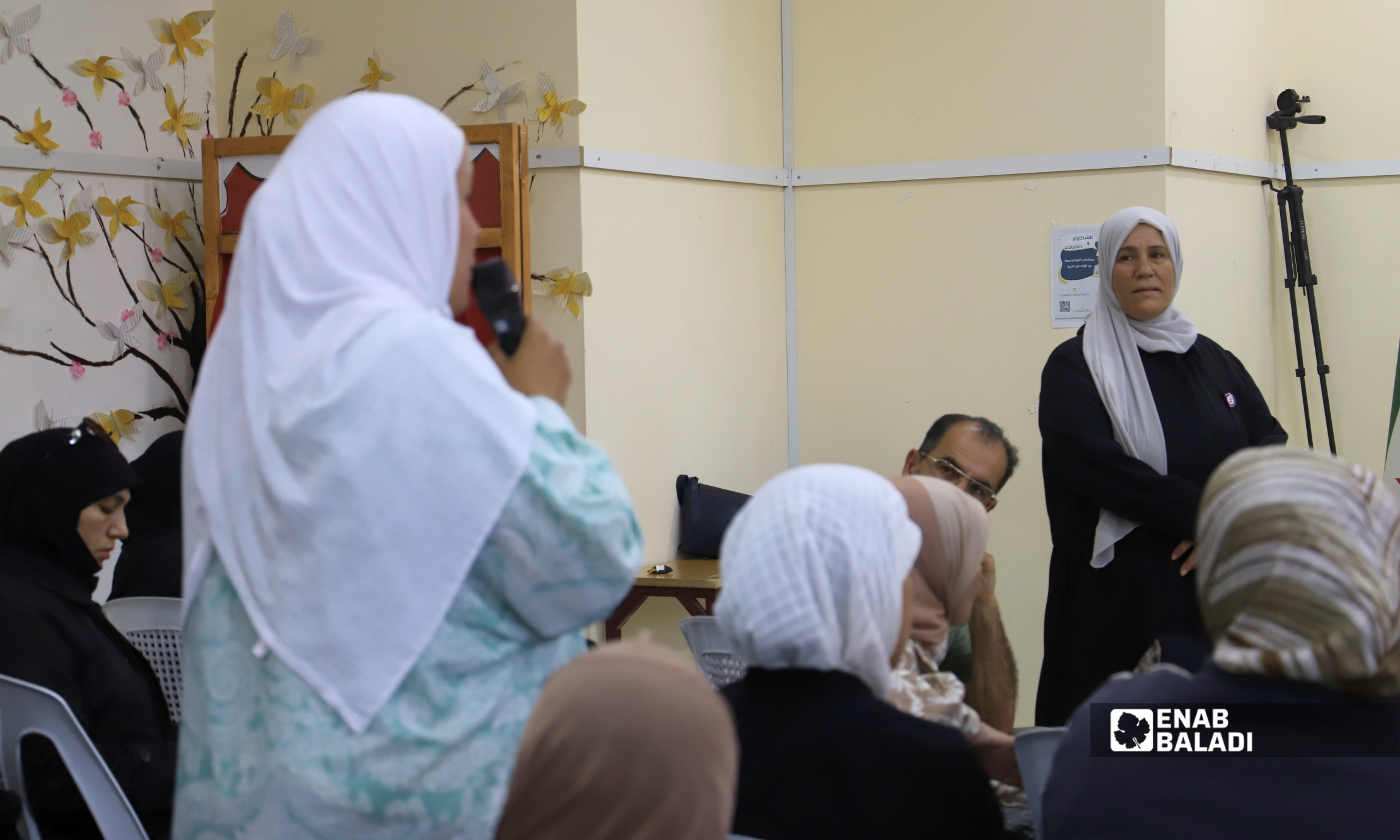 جلسة استماع إلى ناجيات وذوي ضحايا بحضور ممثلين عن الهيئة الوطنية للعدالة الانتقالية في داريا