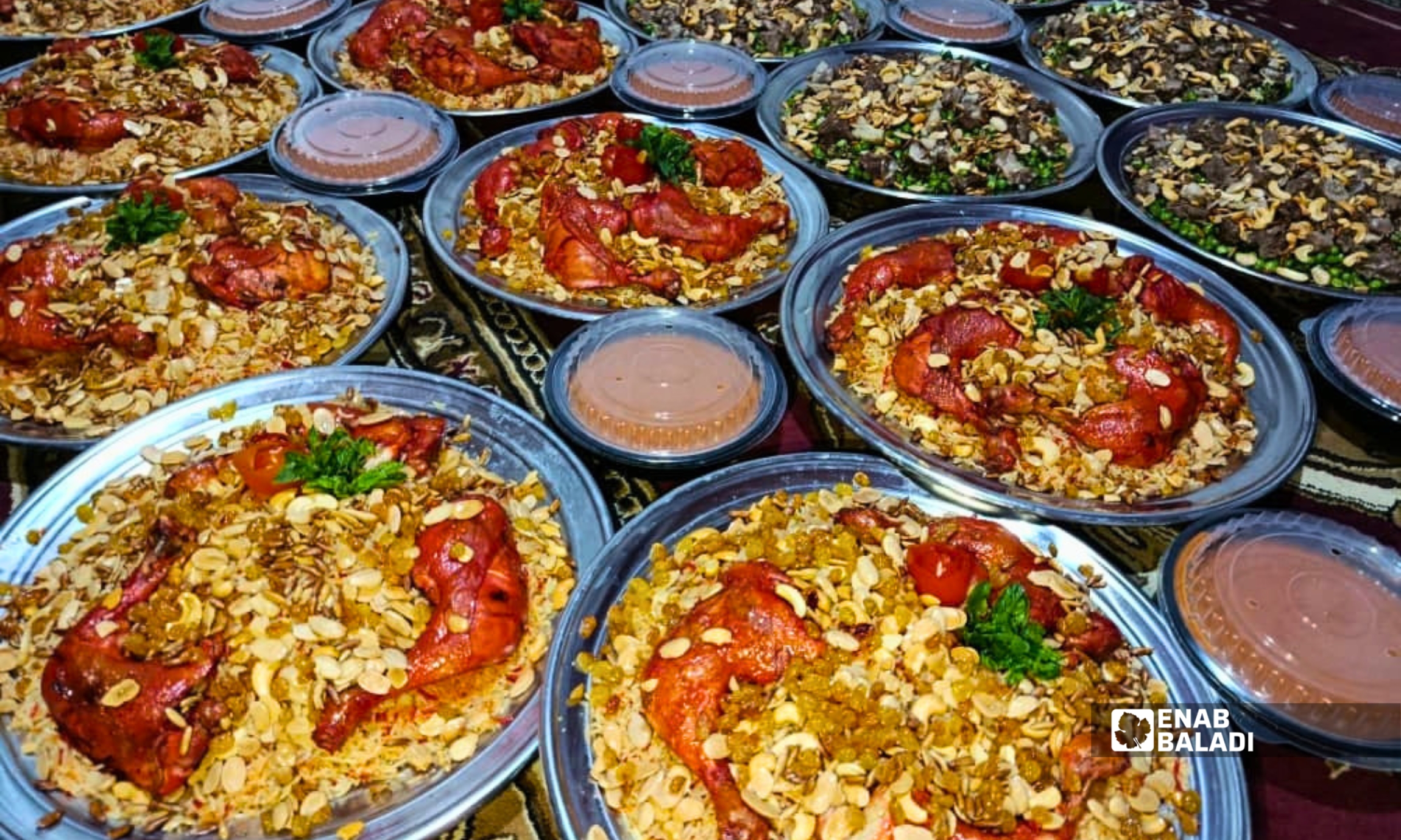 وجبات طعام أعدتها ولاء جديان ضمن طلبات عملها في داريا