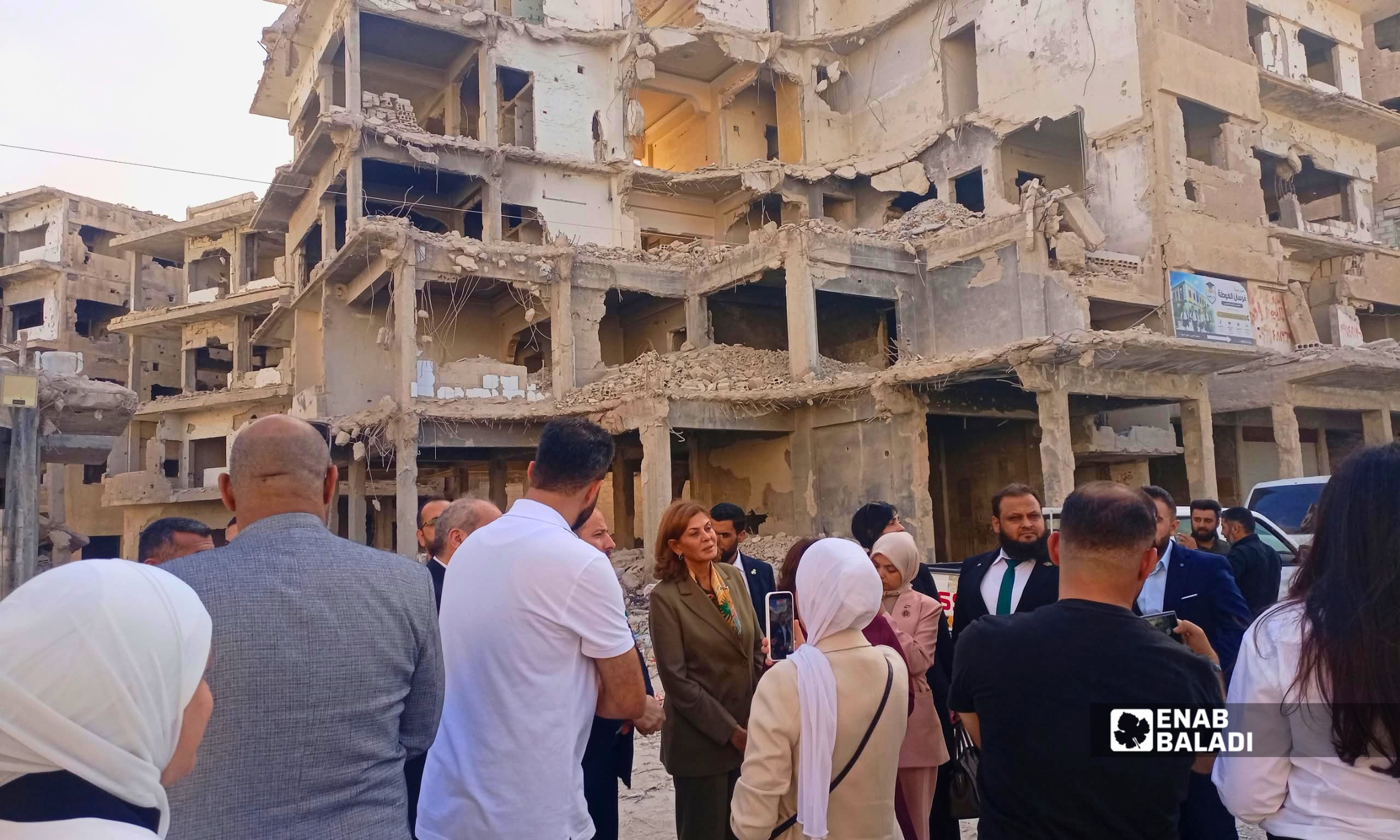 لقاء وزيرتي الشؤون الاجتماعية السورية واللبنانية مع ناجين وناجيات في داريا