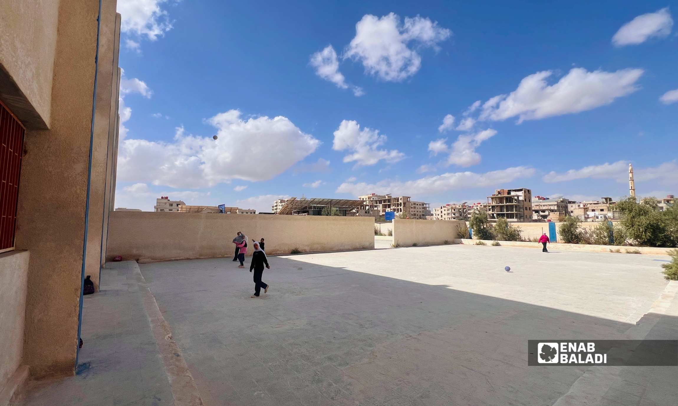 الثانوية المهنية النسوية في مدينة داريا