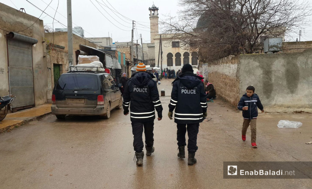 Free' Police in Aleppo countryside (Enab Baladi)