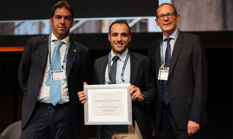 Award Ceremony for Syrian Prize-Winner Mahmoud Farzat in Italy, 16 December 2016 (European Association of Urology)