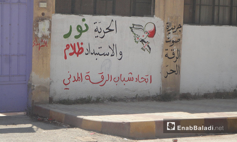 Al-Amassi area in Raqqa, April 2013 (Enab Baladi)