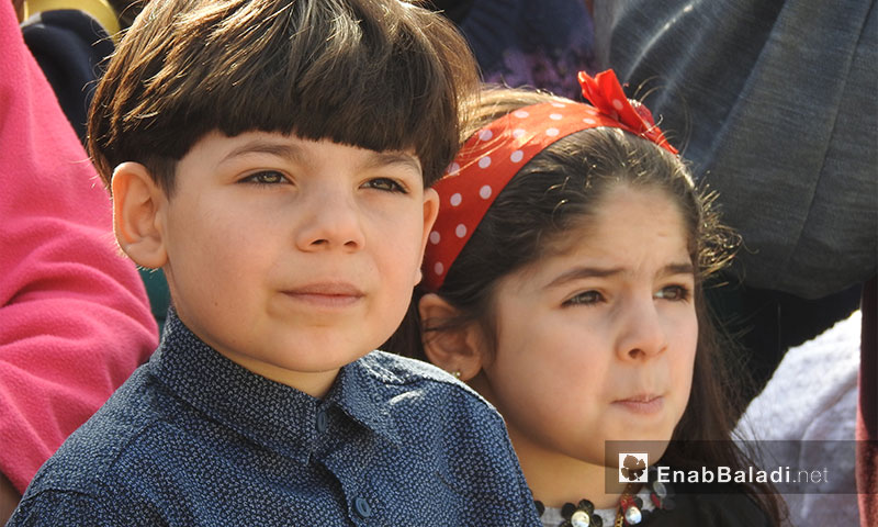 The first students festival marking the beginning of the school year in the city of Jarabulus, 7 November- 2017 (Enab Baladi)