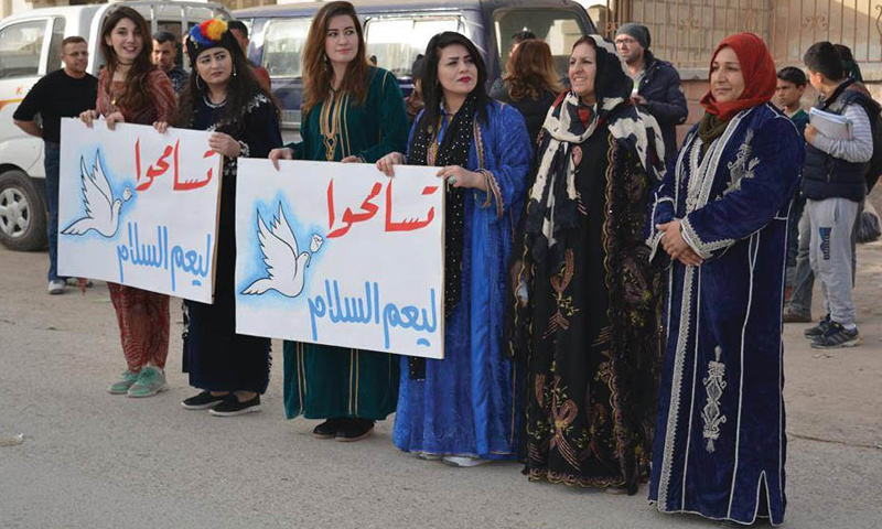 Kurdish women within the Peace She-Leaders Campaign in al-Hasakah (Peace She-Leaders Network)