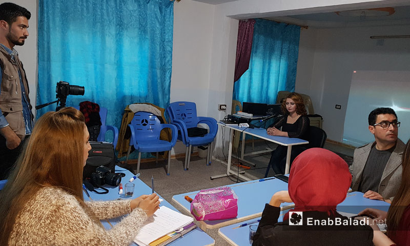 Training workshops in Sterva Center in Qamishli – March 2018 (Enab Baladi)