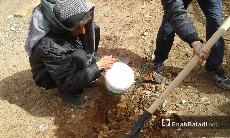 Part of the project’s activities in Dabiq town in Northern Aleppo