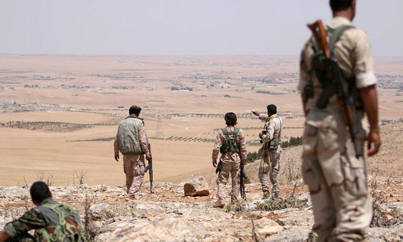 Archive – “SDF” fighters in eastern countryside of Raqqa (Euphrates Wrath)