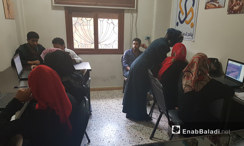 Illiteracy eradication courses in rural al-Hasakah – April 22. 2018 (Enab Baladi)