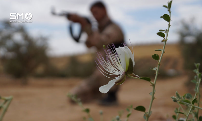 A fighter on the Southern Front in Daraa (Syrian Media Organization)