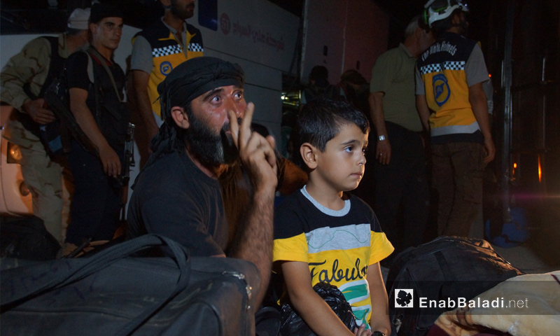 Daraa IDPs arrival at Northern Syria- June 16, 2018 (Enab Baladi)