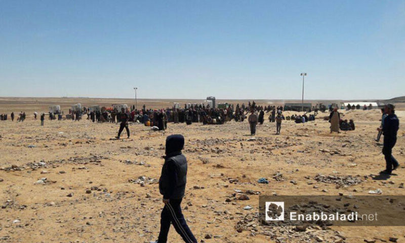 Syrians on the Syrian-Jordanian borders – July 8 (Enab Baladi)