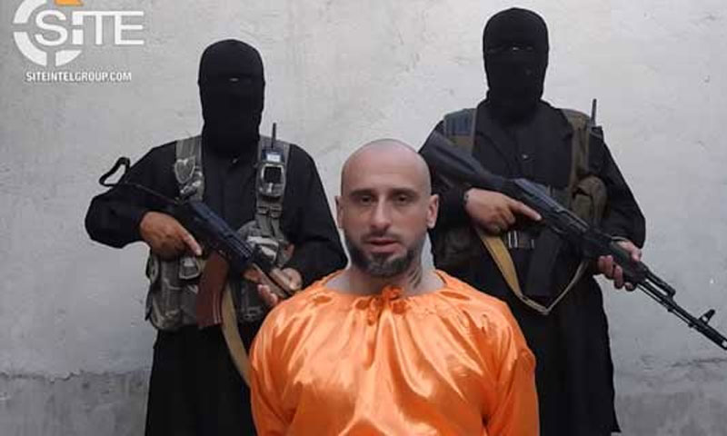 Alessandro Sandrini, Italian Journalist kept as a hostage in Syria (Internet)