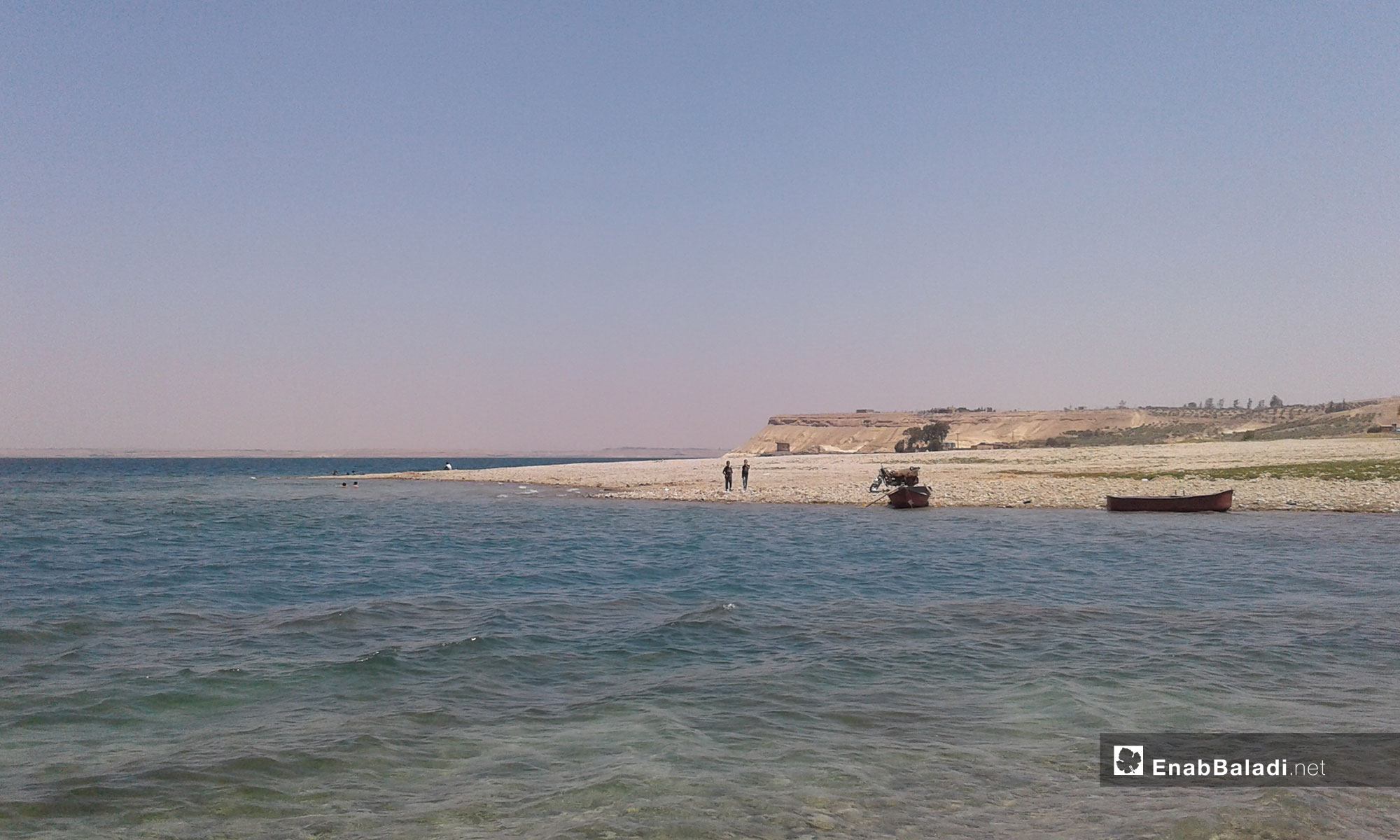 Al-Tabqah Lake, Raqqa Governorate – August 13, 2018 (Enab Baladi)
