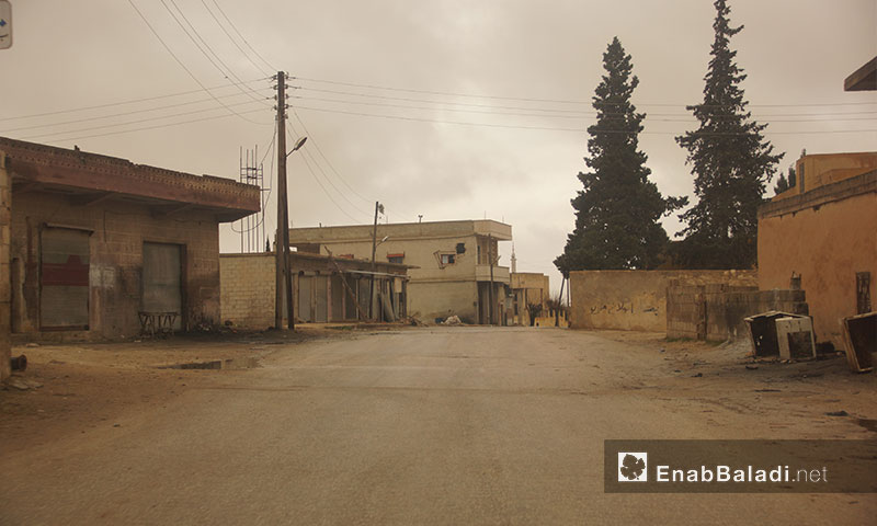 Al-Tah village after the displacement of the majority of its population – January 9, 2018 (Enab Baladi)