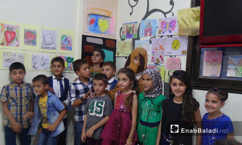 Fine art gallery for the “martyrs’ children” in Idlib – August 30, 2018 (Enab Baladi)