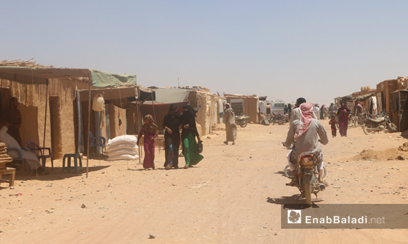 Al-Rukban camp at the Syrian-Jordanian borders – October16, 2017 (Enab Baladi)