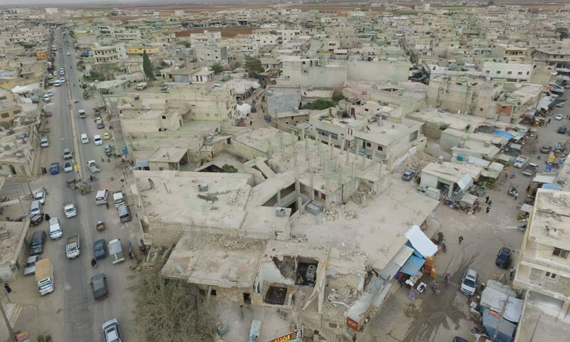 The city of Atarib, western rural Aleppo – October 26, 2018 (Atarib Media Center)