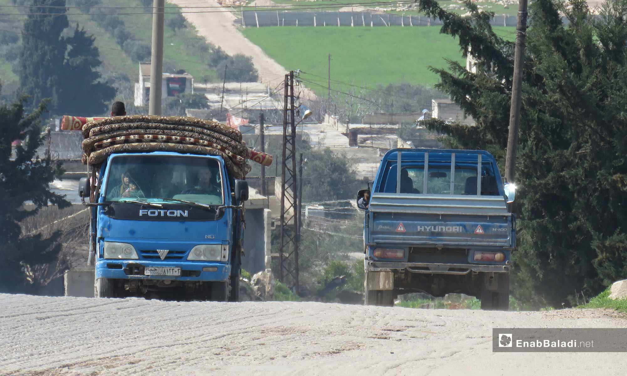 Qalaat al-Madiq’s people are yet being displaced due to constant shelling in rural Hama – February 18, 2019 (Enab Baladi)