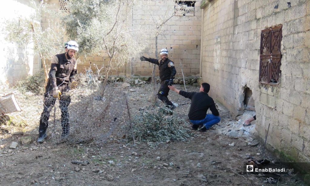 The destruction caused by the shelling of Qalaat al-Madiq, rural Hama - February 18, 2019 (Enab Baladi)