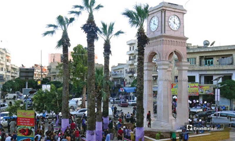 Clock Square in Idlib – January, 2017 (Enab Baladi)