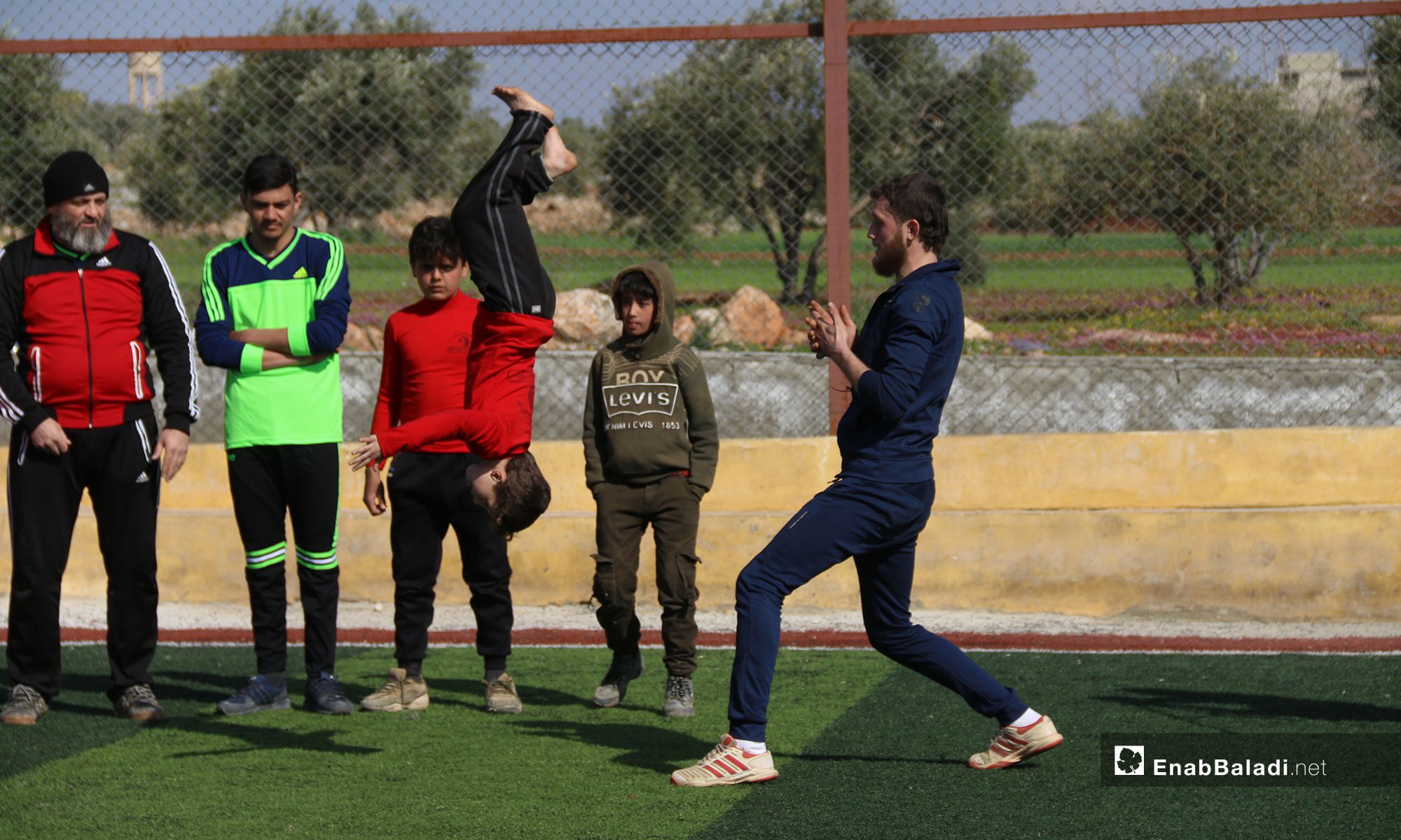 Hope Olympics for persons with disabilities in the town of al-Abazmo, rural Aleppo – March 11, 2019 (Enab Baladi)

