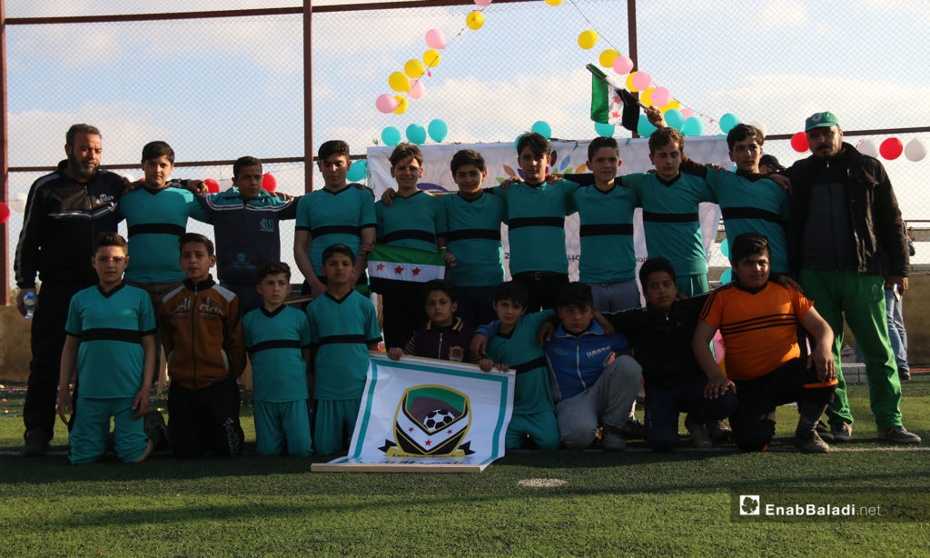 Hope Olympics for persons with disabilities in the town of al-Abazmo, rural Aleppo – March 11, 2019 (Enab Baladi)