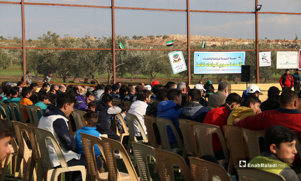 Hope Olympics for persons with disabilities in the town of al-Abazmo, rural Aleppo – March 11, 2019 (Enab Baladi)